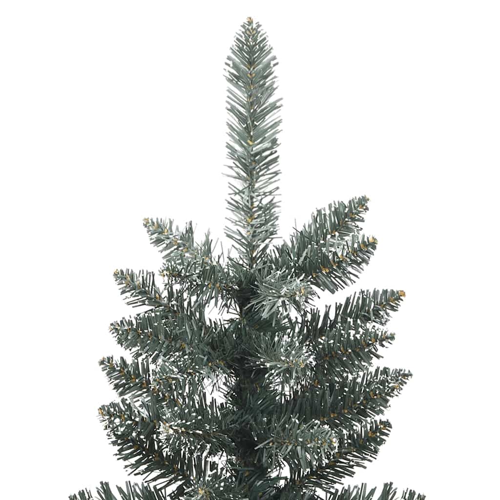 vidaXL Sapin de Noël artificiel sur pied Mince Vert 180 cm PVC