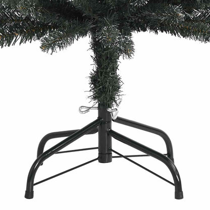 vidaXL Sapin de Noël artificiel sur pied Mince Vert 180 cm PVC