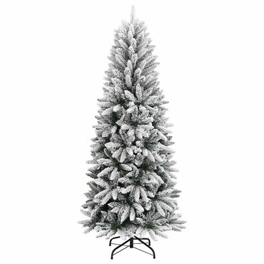 vidaXL Künstlicher Weihnachtsbaum Beschneit 120 cm PVC&PE