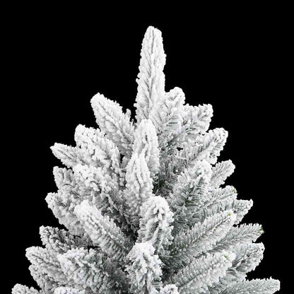 vidaXL Künstlicher Weihnachtsbaum Beschneit 120 cm PVC&PE