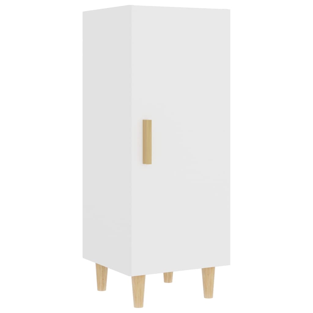 vidaXL Highboard Weiß 35x34x180 cm Holzwerkstoff