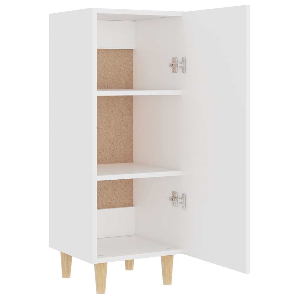 vidaXL Highboard Weiß 35x34x180 cm Holzwerkstoff