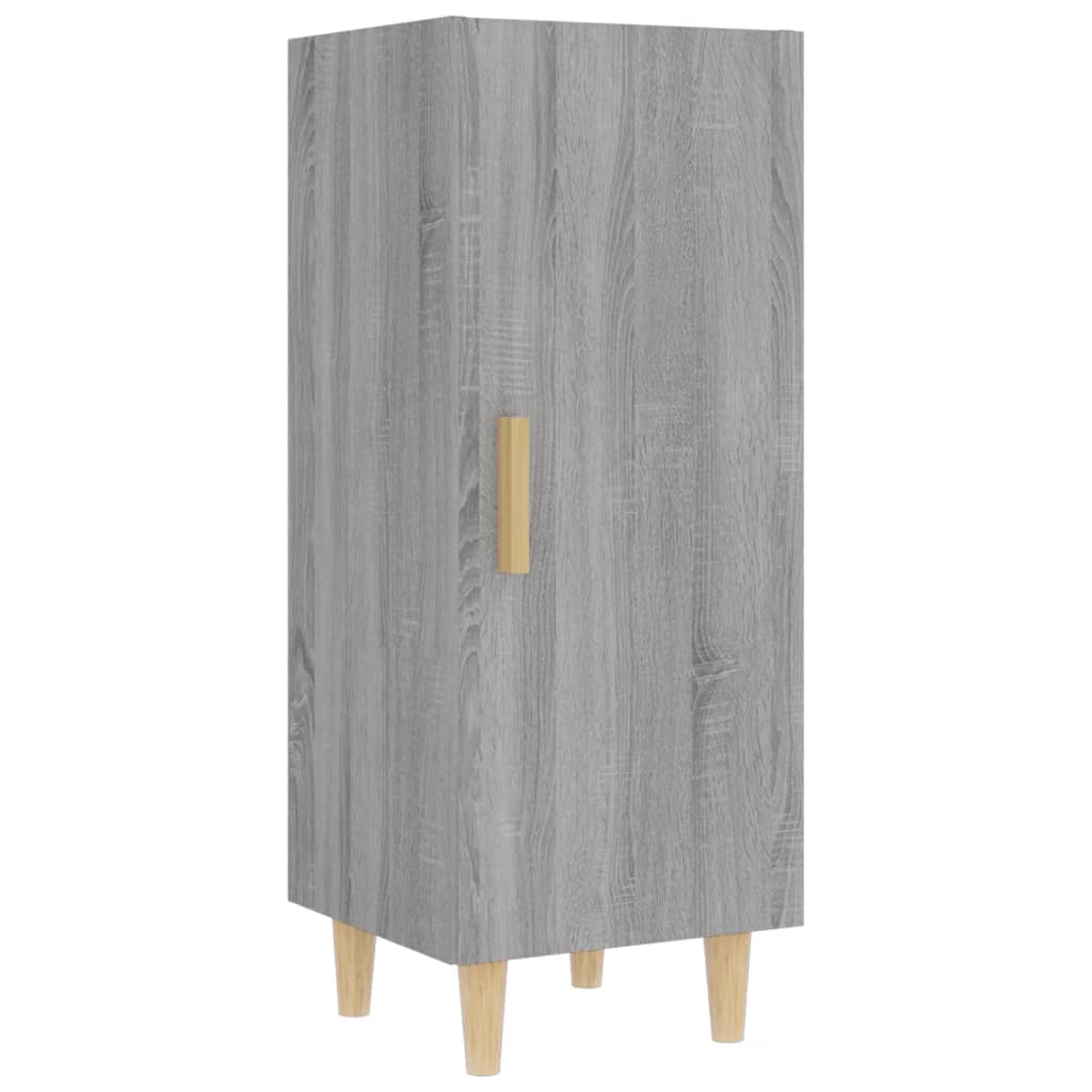 vidaXL Highboard Grau Sonoma 35x34x180 cm Holzwerkstoff