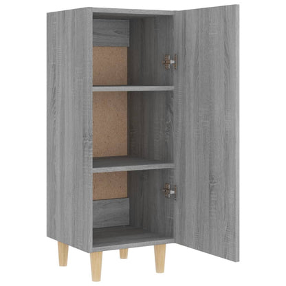 vidaXL Highboard Grau Sonoma 35x34x180 cm Holzwerkstoff