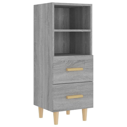vidaXL Highboard Grau Sonoma 35x34x180 cm Holzwerkstoff