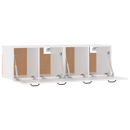 vidaXL Wandschränke 2 Stk. Weiß 80x35x36,5 cm Holzwerkstoff