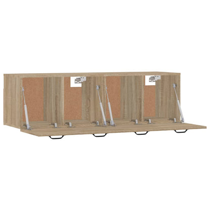 vidaXL Wandschränke 2 Stk. Sonoma-Eiche 80x35x36,5 cm Holzwerkstoff