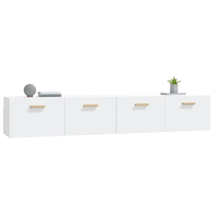 vidaXL Wandschränke 2 Stk. Weiß 100x36,5x35 cm Holzwerkstoff