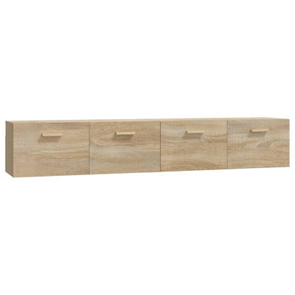 vidaXL Wandschränke 2 Stk. Sonoma-Eiche 100x36,5x35 cm Holzwerkstoff