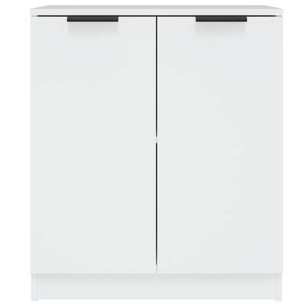 vidaXL Enfilades 2 pcs Blanc 60x30x70 cm Bois d'ingénierie