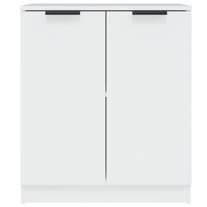 vidaXL Enfilades 2 pcs Blanc 60x30x70 cm Bois d'ingénierie