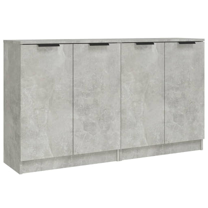 vidaXL Bahuts 2 pcs Gris béton 60x30x70 cm Bois d'ingénierie