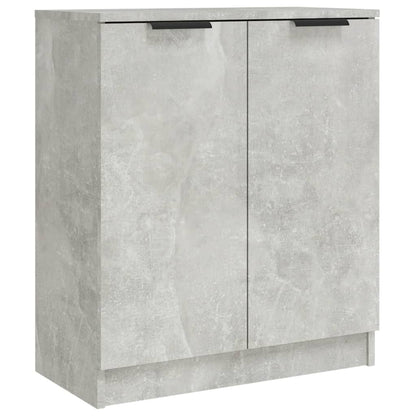 vidaXL Bahuts 2 pcs Gris béton 60x30x70 cm Bois d'ingénierie