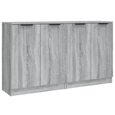 vidaXL Buffets 2 pcs Gris Sonoma 60x30x70 cm Bois d'ingénierie