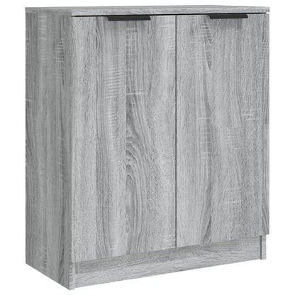 vidaXL Buffets 2 pcs Gris Sonoma 60x30x70 cm Bois d'ingénierie