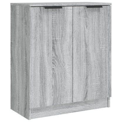 vidaXL Buffet 3 pièces Gris aspect chêne Sonoma Bois d'ingénierie