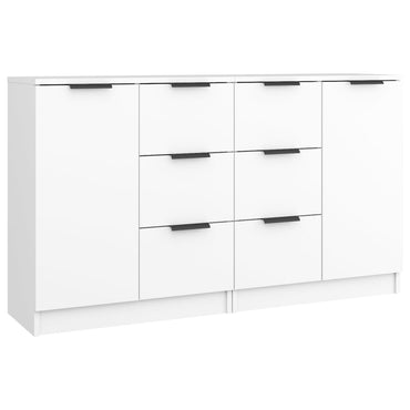 vidaXL Sideboards 2 Stk. Weiß 60x30x70 cm Holzwerkstoff