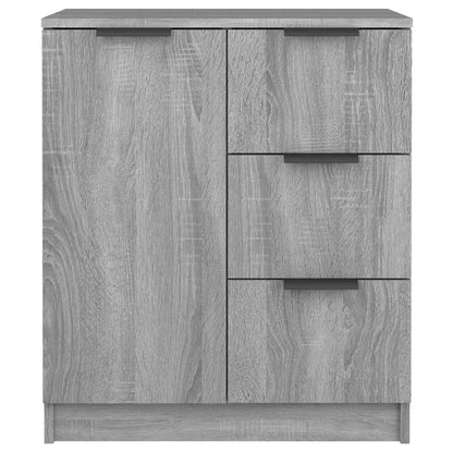 vidaXL Sideboards 2 Stk. Grau Sonoma 60x30x70 cm Holzwerkstoff