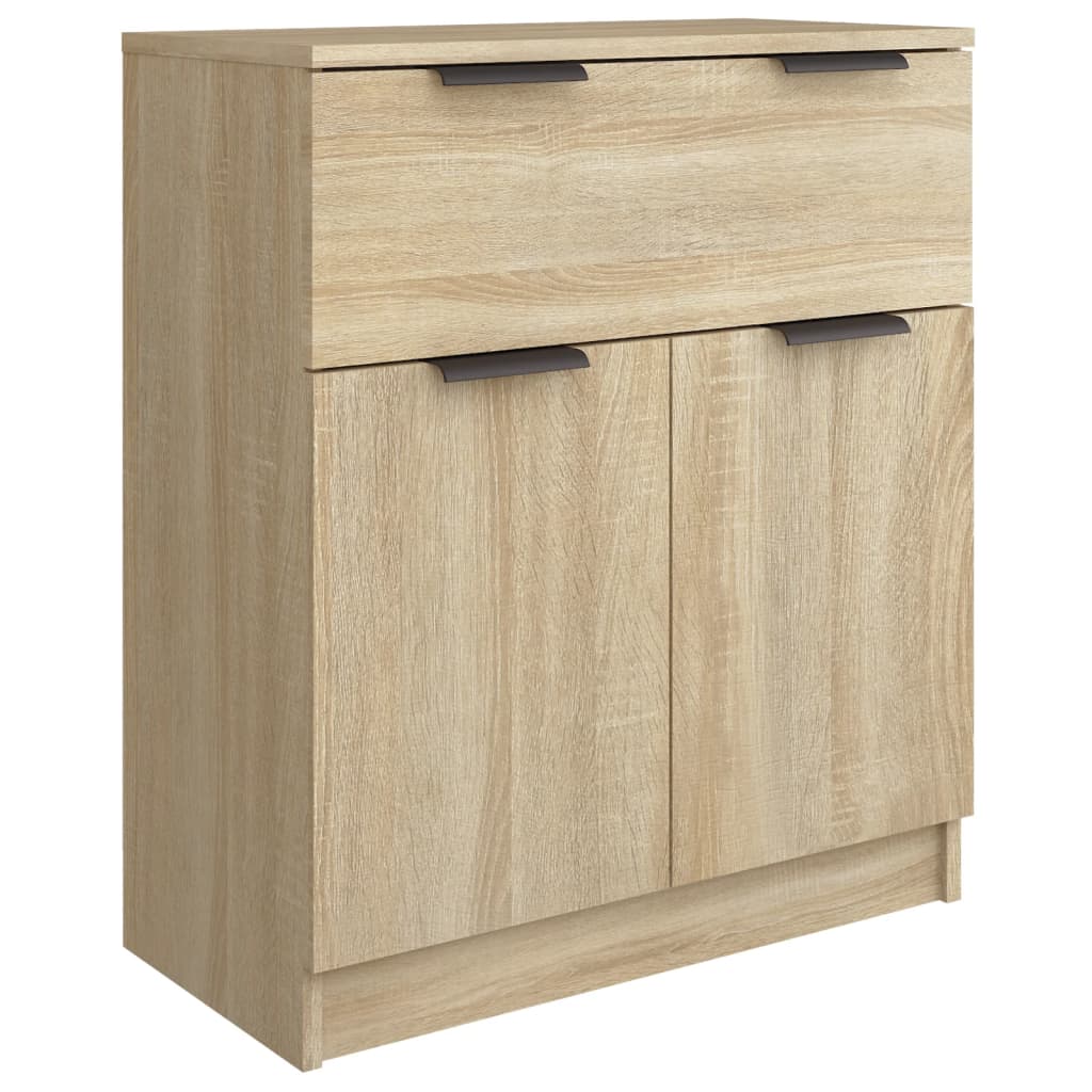 vidaXL Bahut 3 pièces aspect chêne Sonoma Aggloméré