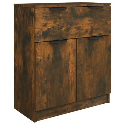 vidaXL Ensemble de 3 buffets décor chêne fumé en bois d'ingénierie