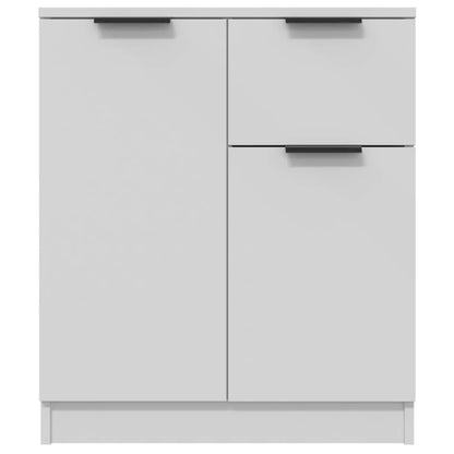 vidaXL Enfilades 2 pcs Blanc 60x30x70 cm Bois d'ingénierie