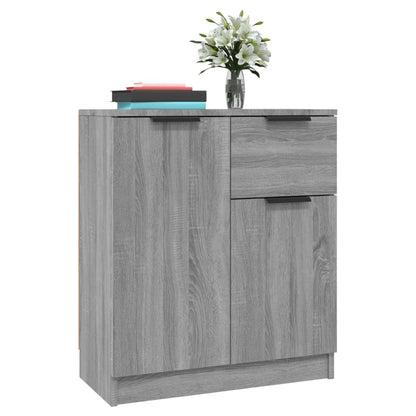 vidaXL Buffets 2 pcs Gris Sonoma 60x30x70 cm Bois d'ingénierie