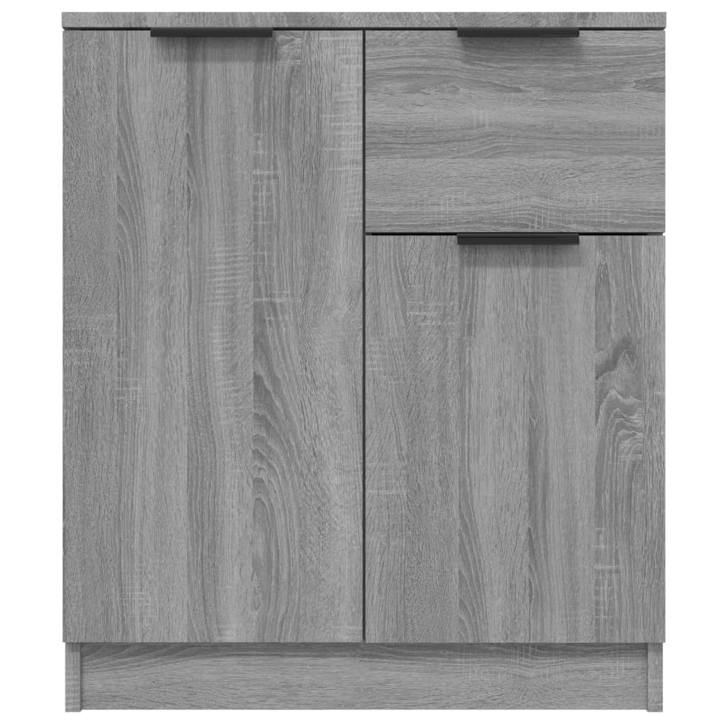 vidaXL Buffets 2 pcs Gris Sonoma 60x30x70 cm Bois d'ingénierie