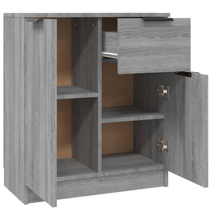 vidaXL Buffets 2 pcs Gris Sonoma 60x30x70 cm Bois d'ingénierie