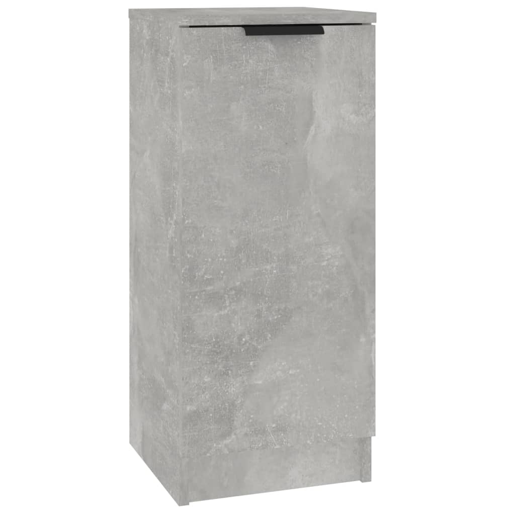 vidaXL Commodes 3 pcs Gris béton Bois d'ingénierie