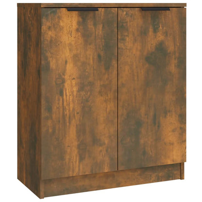 vidaXL Bahuts 3 pcs Chêne fumé en bois d'ingénierie