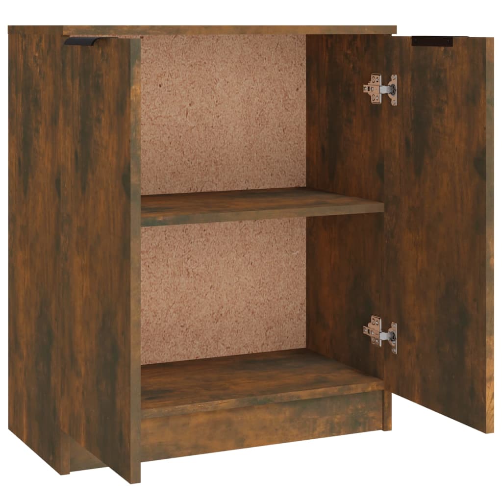 vidaXL Bahuts 3 pcs Chêne fumé en bois d'ingénierie