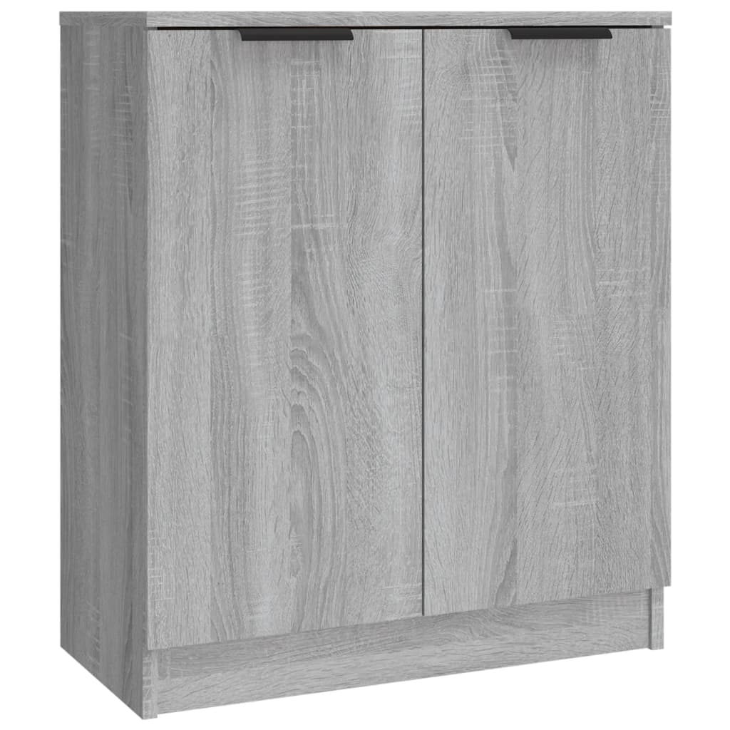 vidaXL Buffets 3 pcs. gris Sonoma bois d'ingénierie