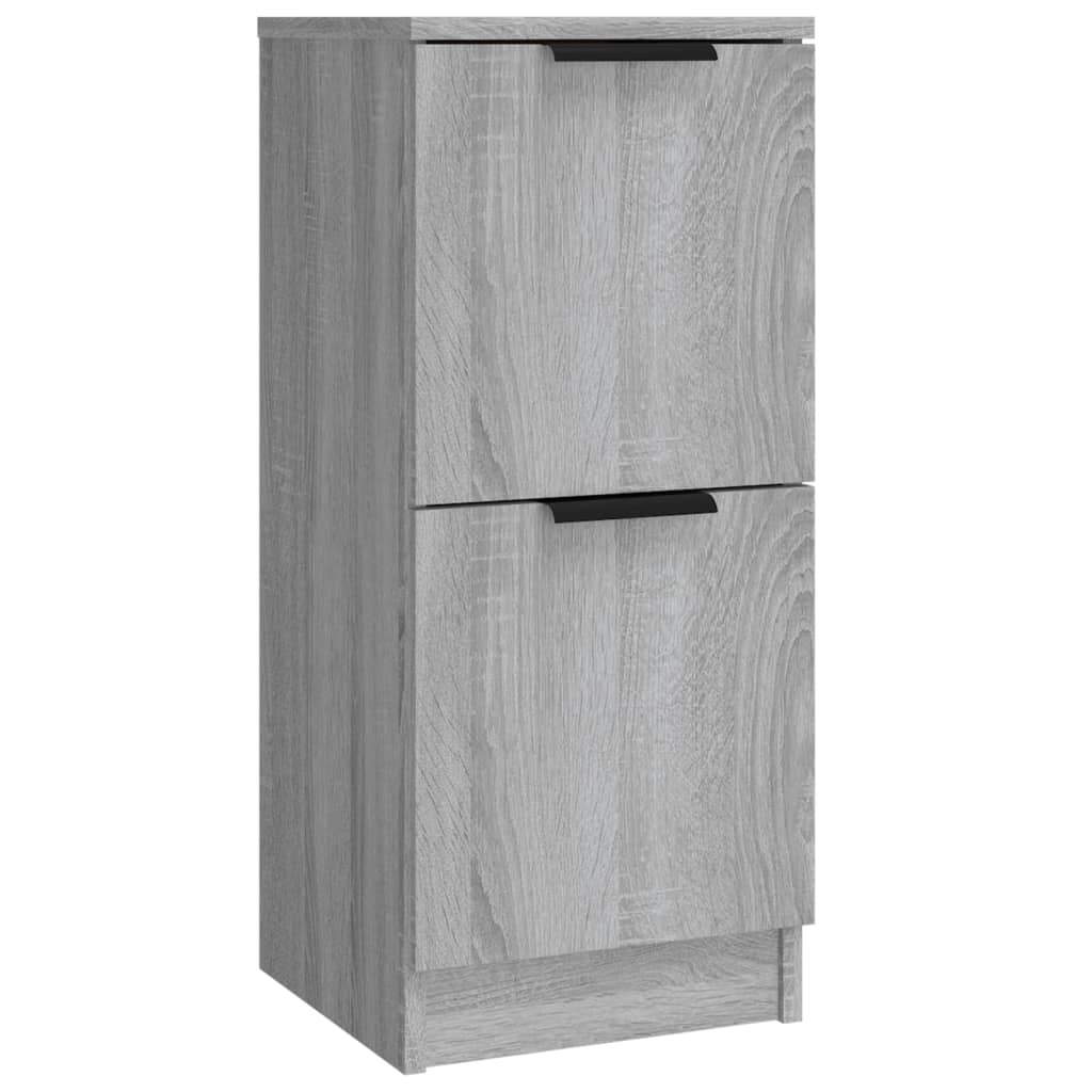 vidaXL Buffets 3 pcs. gris Sonoma bois d'ingénierie