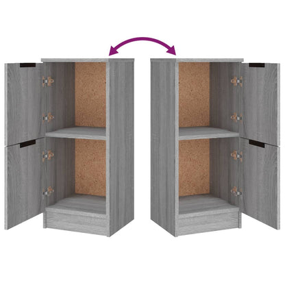 vidaXL Buffets 3 pcs. gris Sonoma bois d'ingénierie