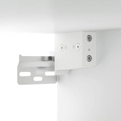 vidaXL 2-tlg. Badmöbel-Set Weiß Holzwerkstoff
