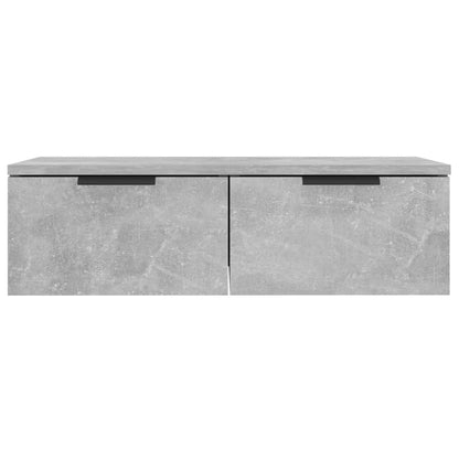 vidaXL Wandschränke 2 Stk. Betongrau 68x30x20 cm Holzwerkstoff