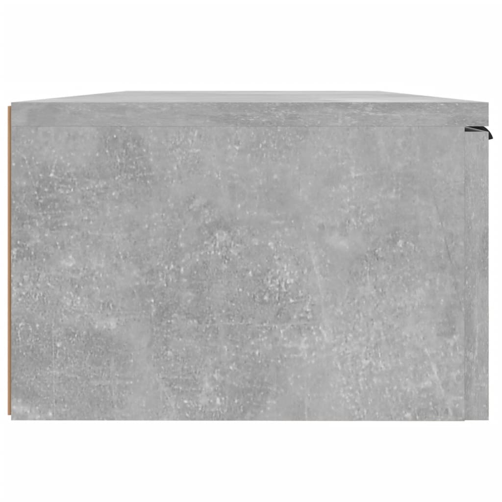 vidaXL Wandschränke 2 Stk. Betongrau 68x30x20 cm Holzwerkstoff