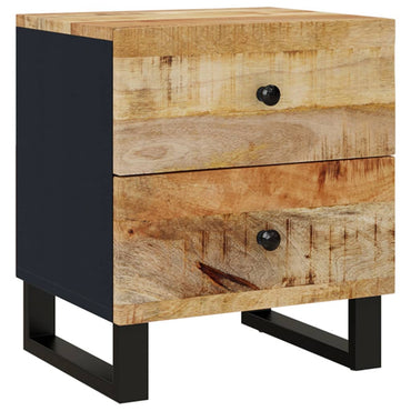 vidaXL Nachttisch 40x33x46 cm Massivholz Mango