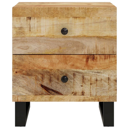 vidaXL Nachttisch 40x33x46 cm Massivholz Mango
