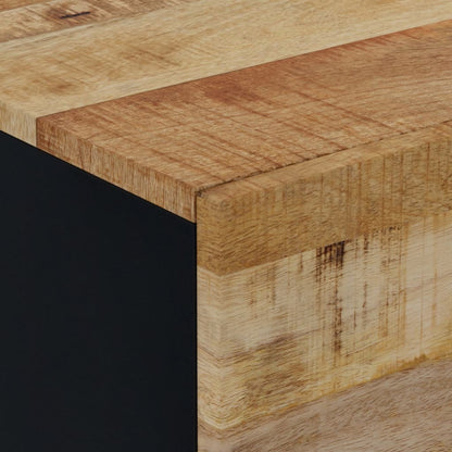vidaXL Nachttisch 40x33x46 cm Massivholz Mango