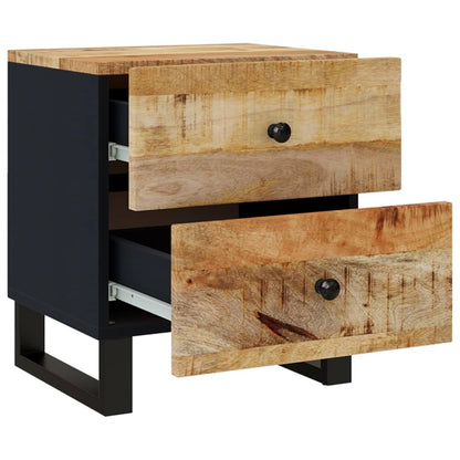 vidaXL Nachttisch 40x33x46 cm Massivholz Mango