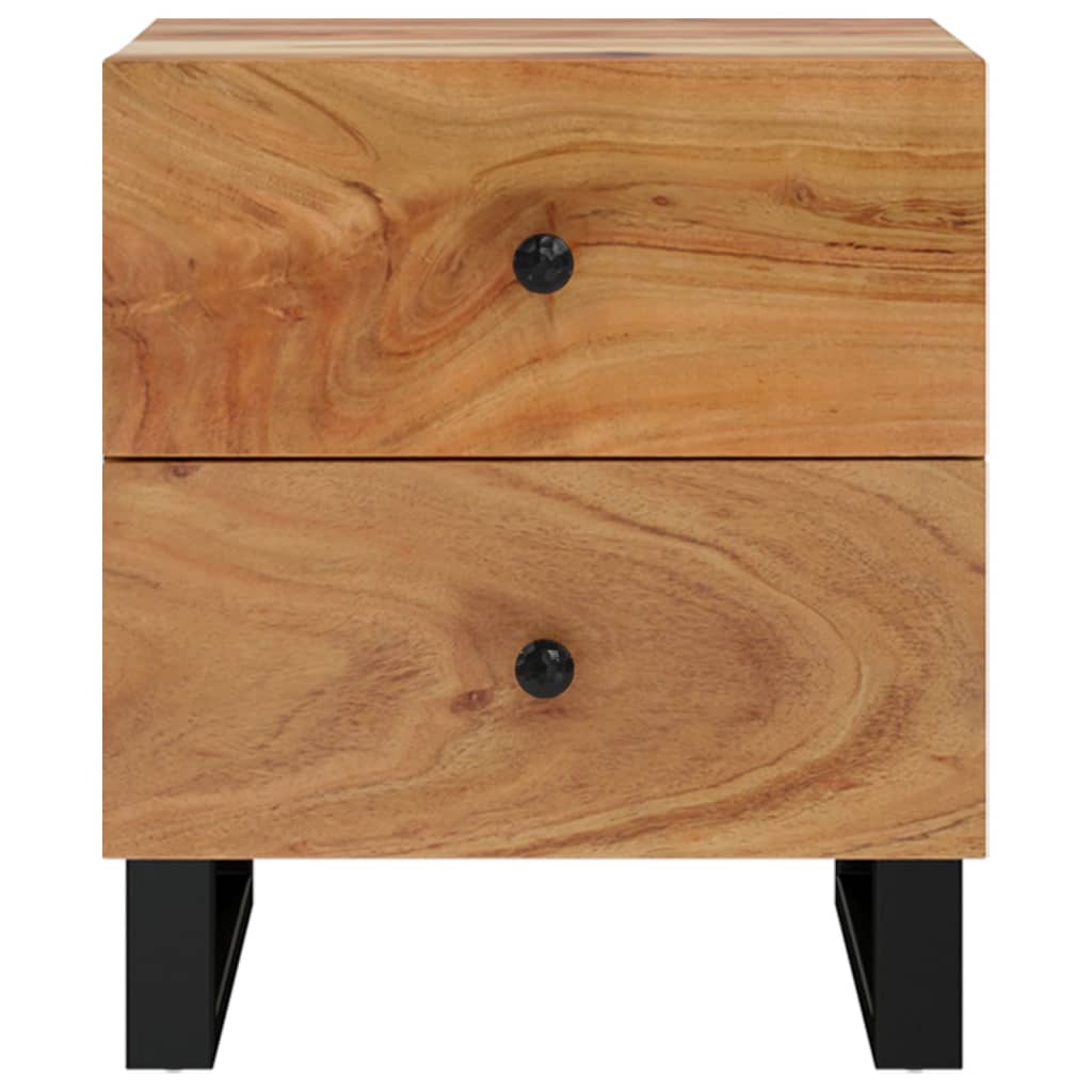 vidaXL Nachttisch 40x33x46 cm Massivholz Akazie