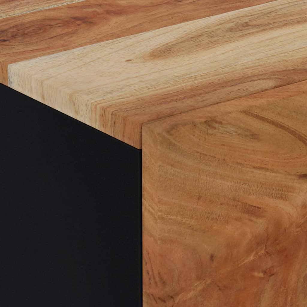 vidaXL Nachttisch 40x33x46 cm Massivholz Akazie