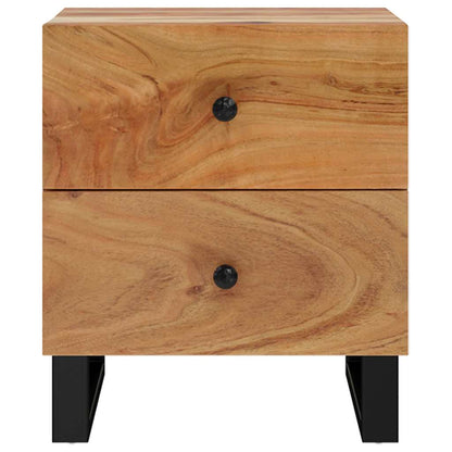 vidaXL Nachttische 2 Stk. 40x33x46 cm Massivholz Akazie