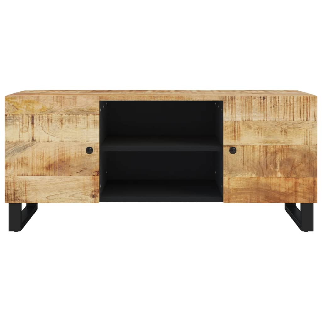 vidaXL Meuble TV 105x33x46 cm Bois de manguier massif
