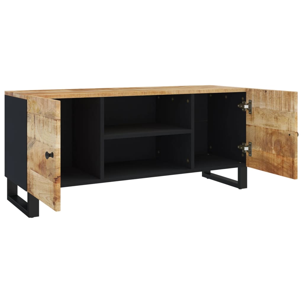 vidaXL Meuble TV 105x33x46 cm Bois de manguier massif