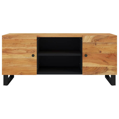 vidaXL Meuble TV 105x33x46 cm Bois d'acacia massif