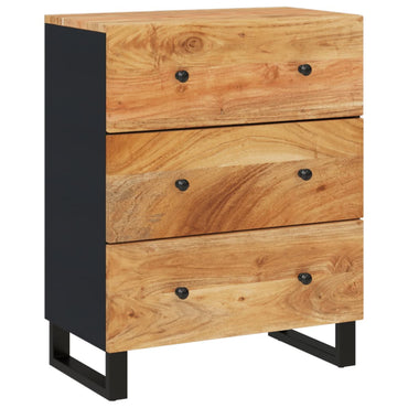 vidaXL Buffet 60x33x75 cm Bois d'acacia massif