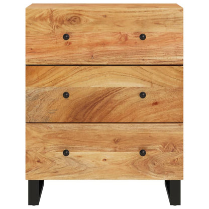 vidaXL Buffet 60x33x75 cm Bois d'acacia massif