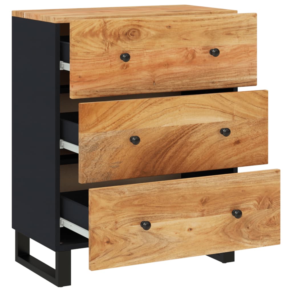 vidaXL Buffet 60x33x75 cm Bois d'acacia massif